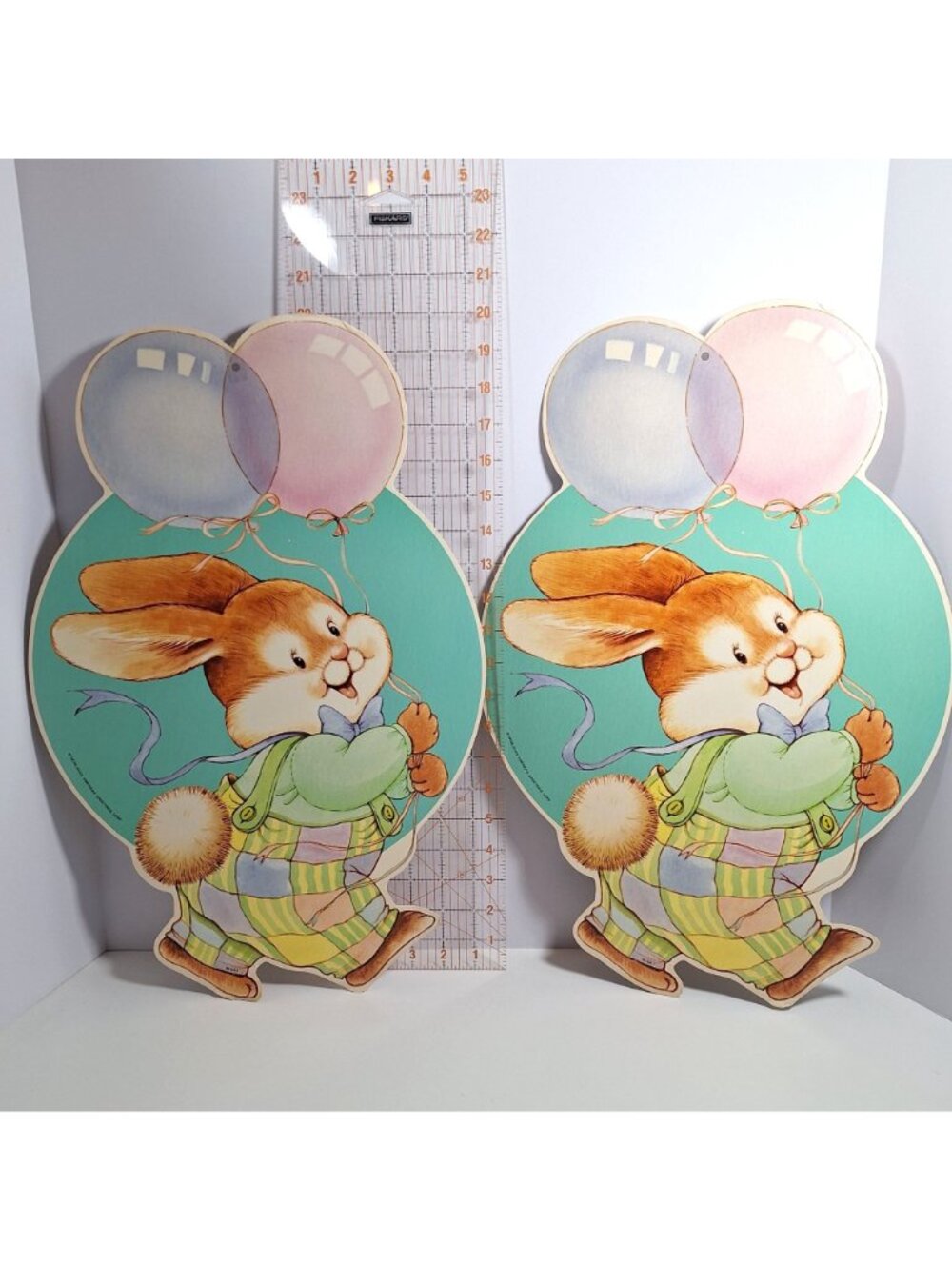 Easter Vintage 20" Die Cut Wall Decorations Eureka American Greetings Cardboard - Picture 3 of 12